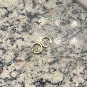 Rhinestone Huggie Earrings